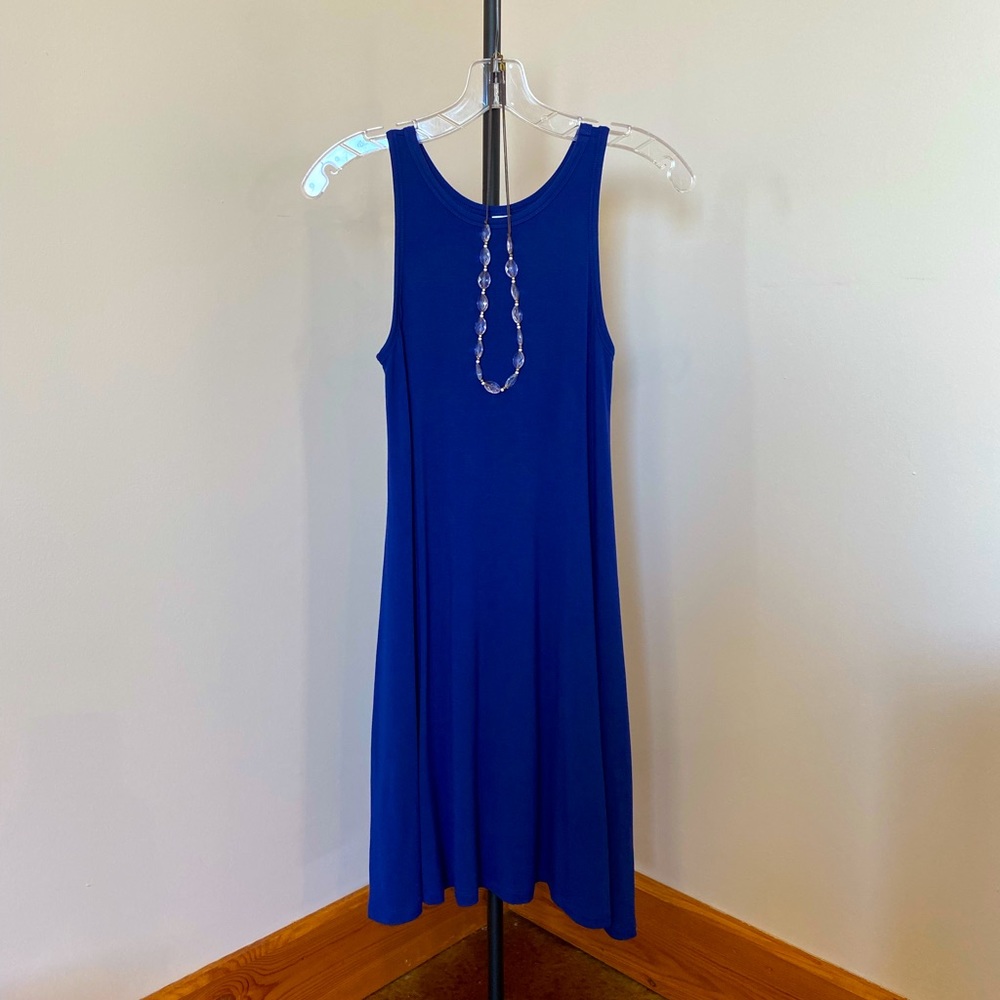 Old Navy Knit Swing Dress Hero Blue XSP